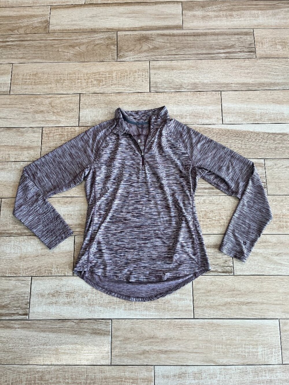 Mens all in motion Purple Quarter Zip - M